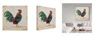 Trademark Global Jean Plout 'Rooster 7' Canvas Art - 35" x 35"